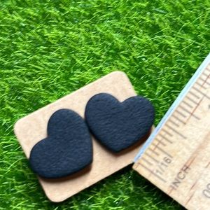NWT Black Heart 🖤 Studs